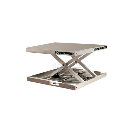Southworth Products Corp. Southworth Lift-Tool Aluminum Scissor Lift Table, 300 Lb. Capacity 4429108